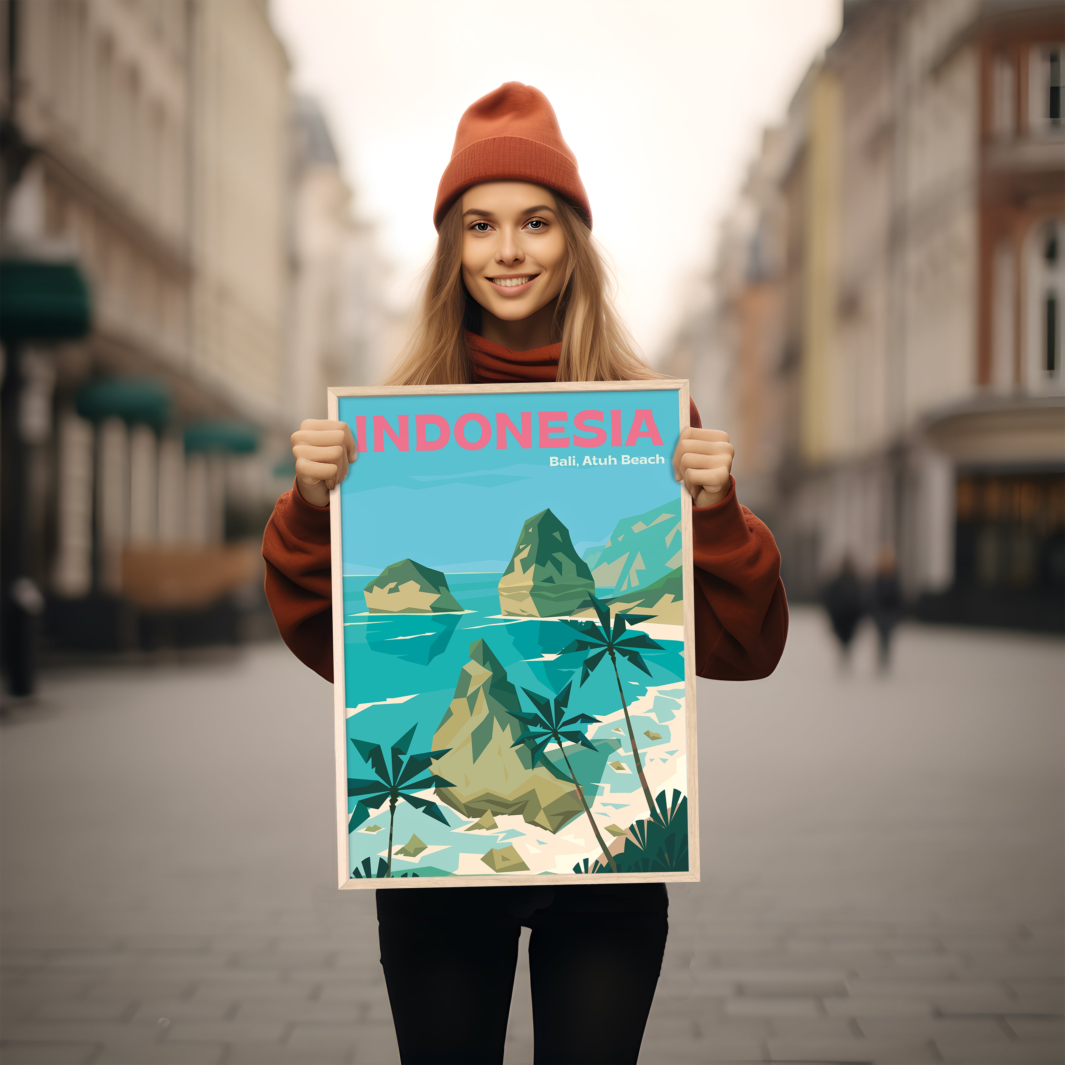 Bali, Indonesien Poster