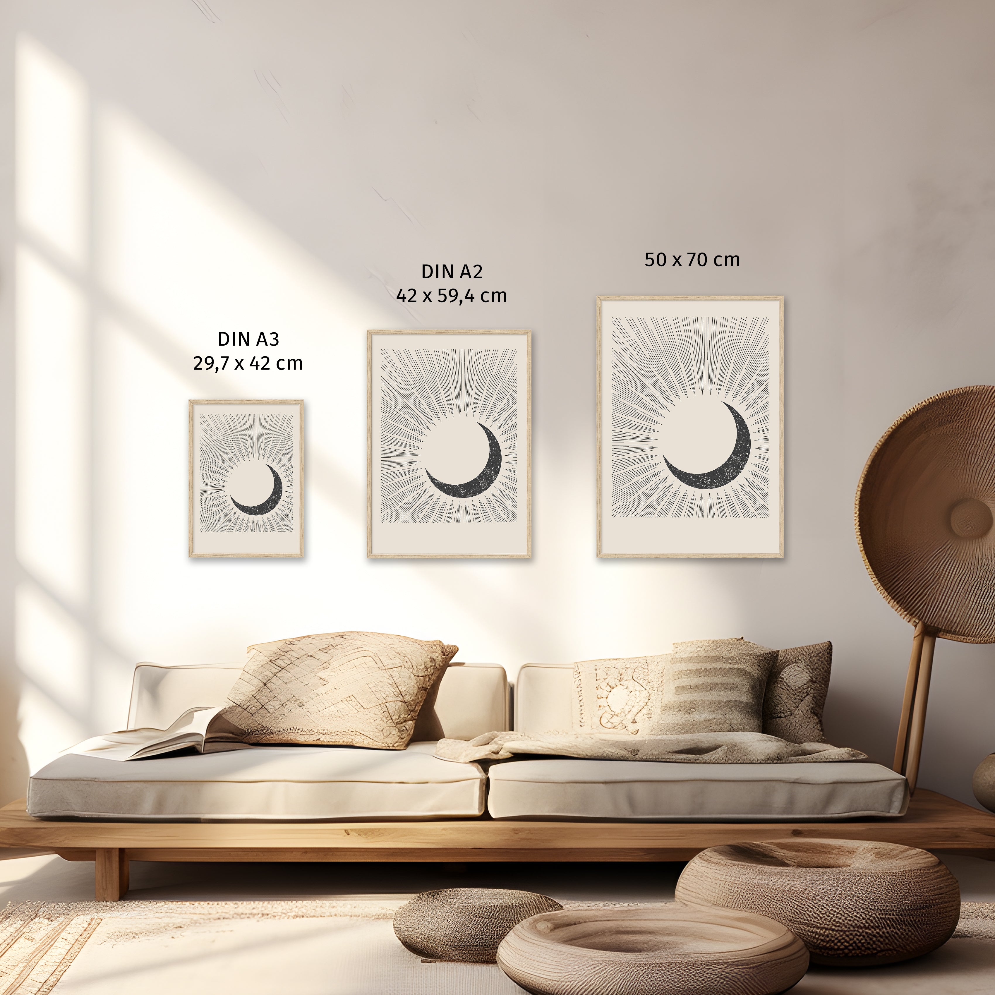 Sonne und Mond Poster