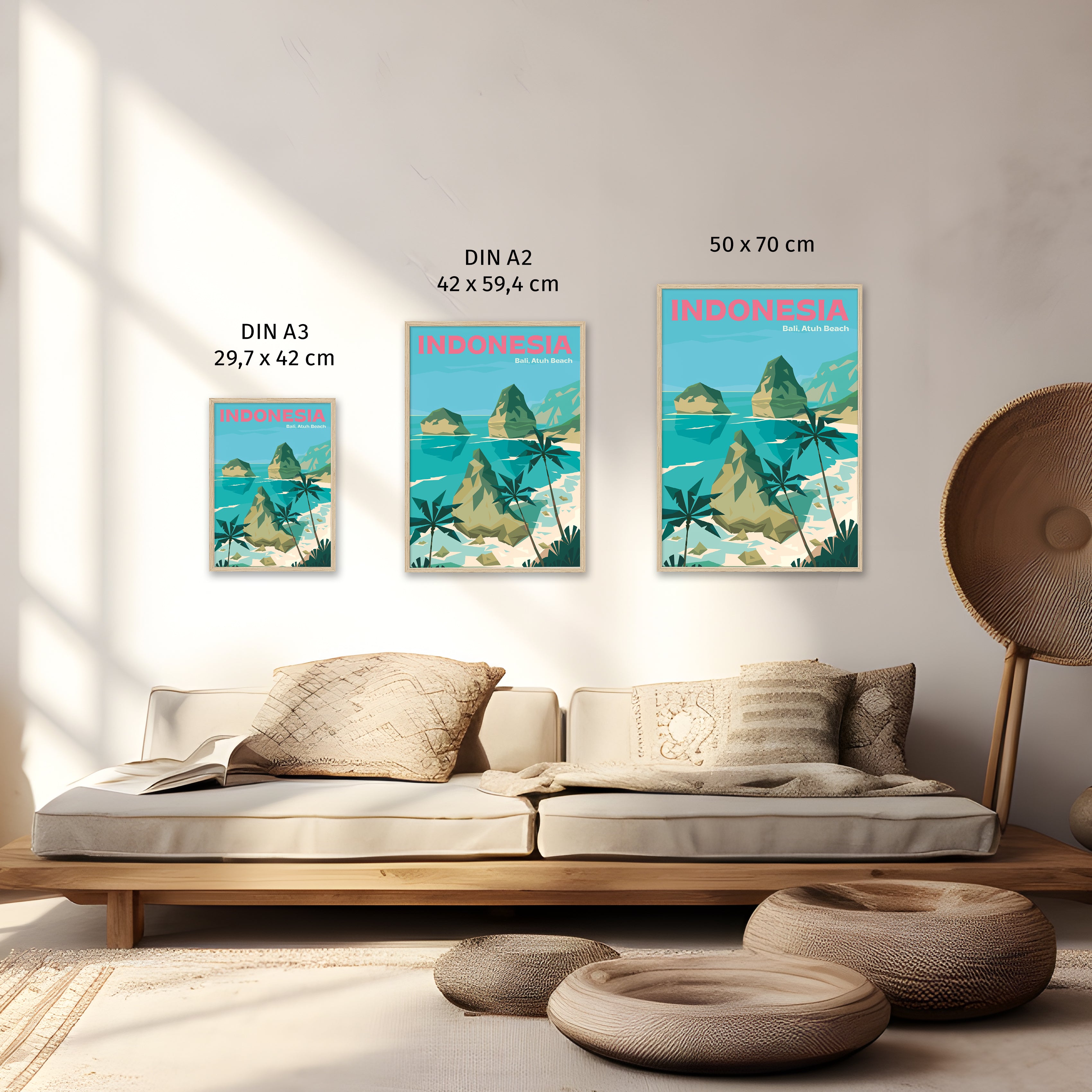 Bali, Indonesien Poster
