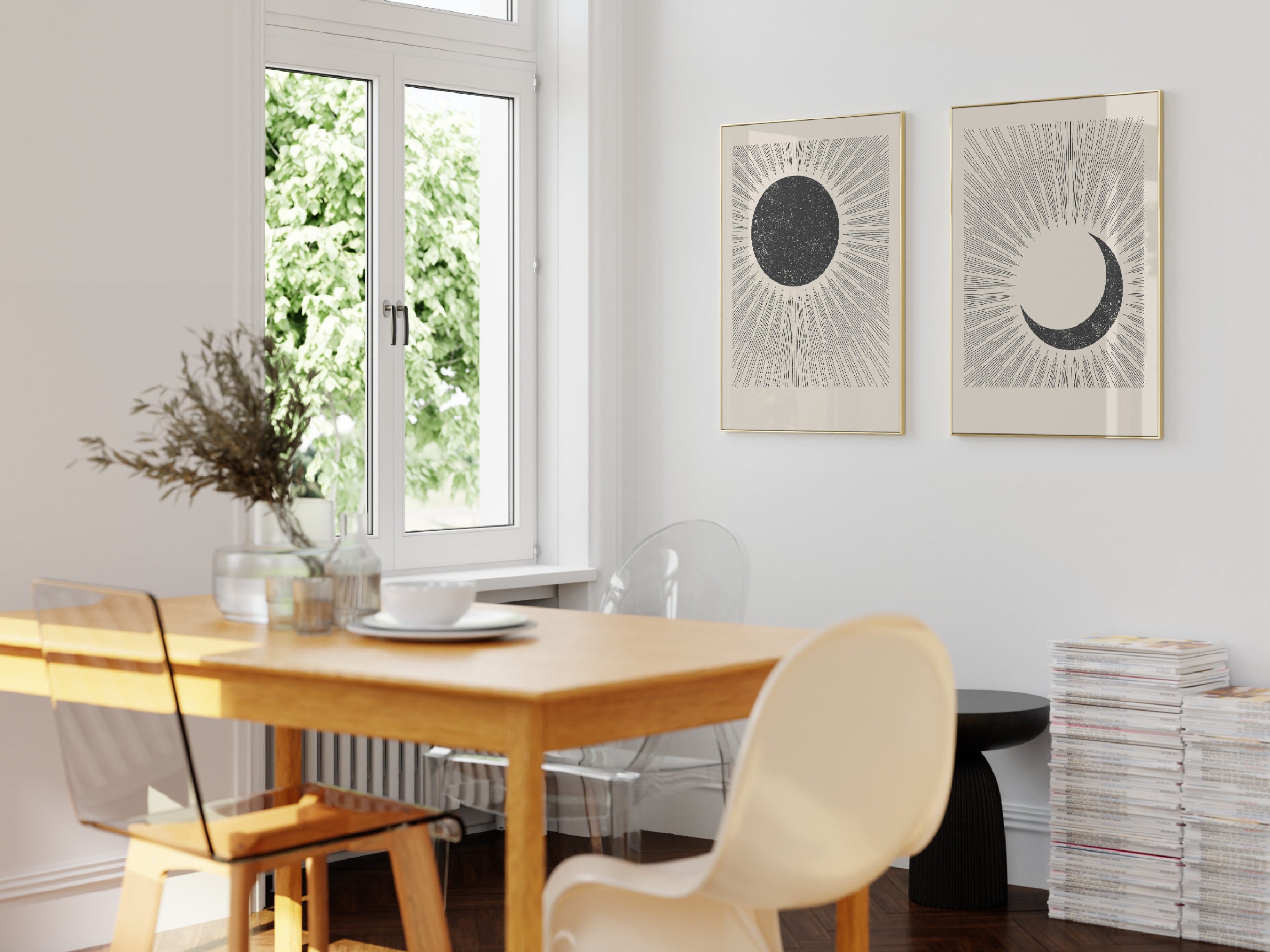 Sonne und Mond Poster