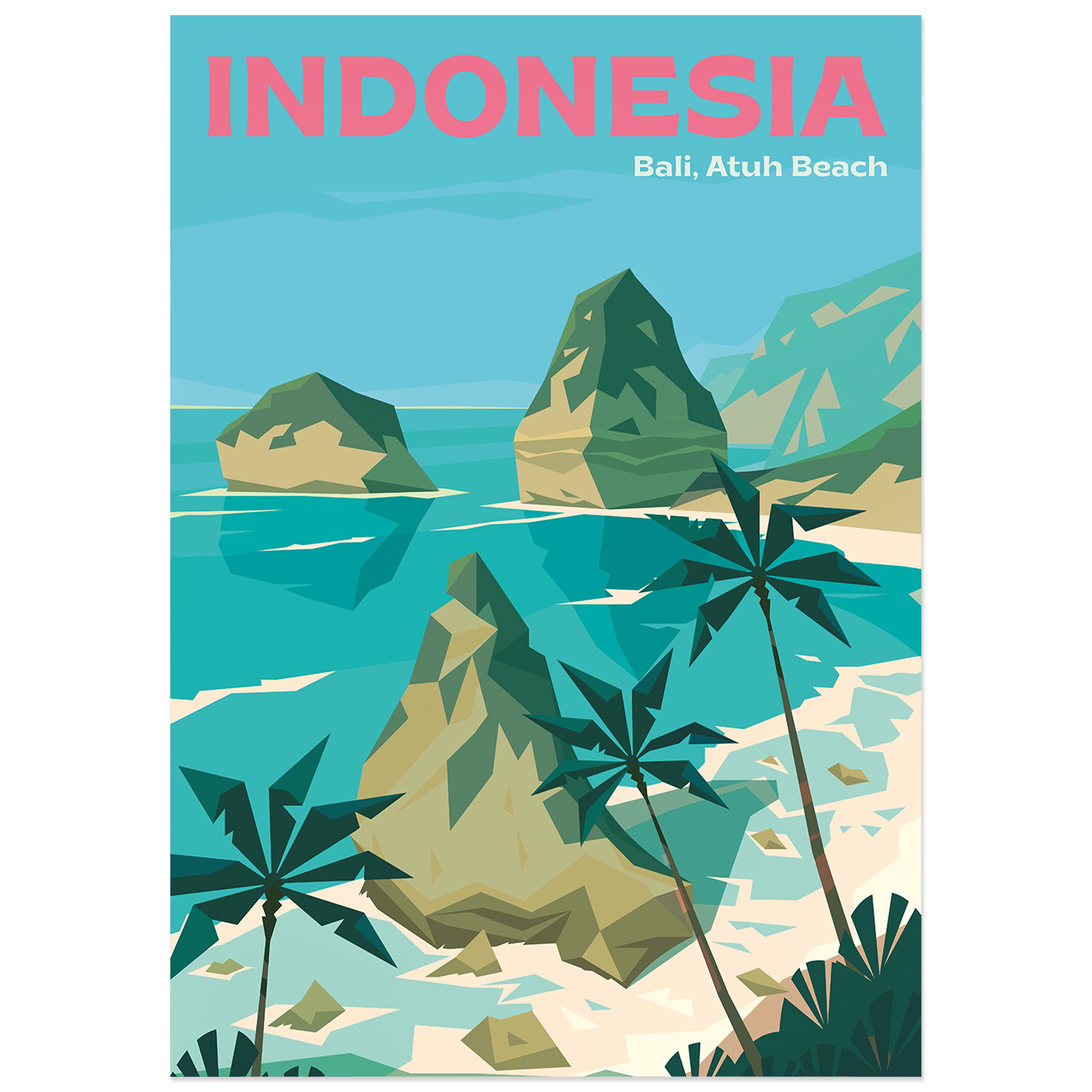 Bali, Indonesien Poster