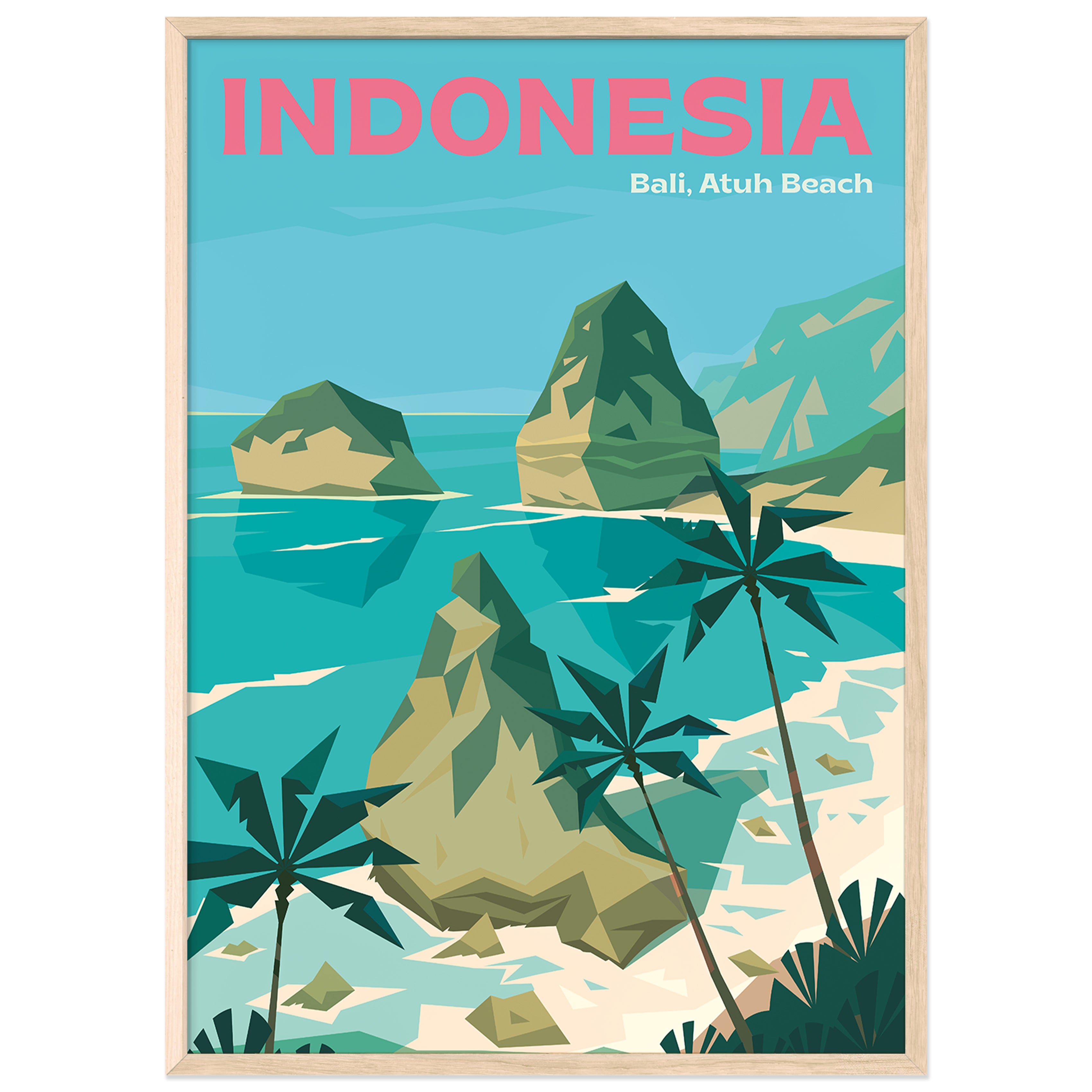 Bali, Indonesien Poster