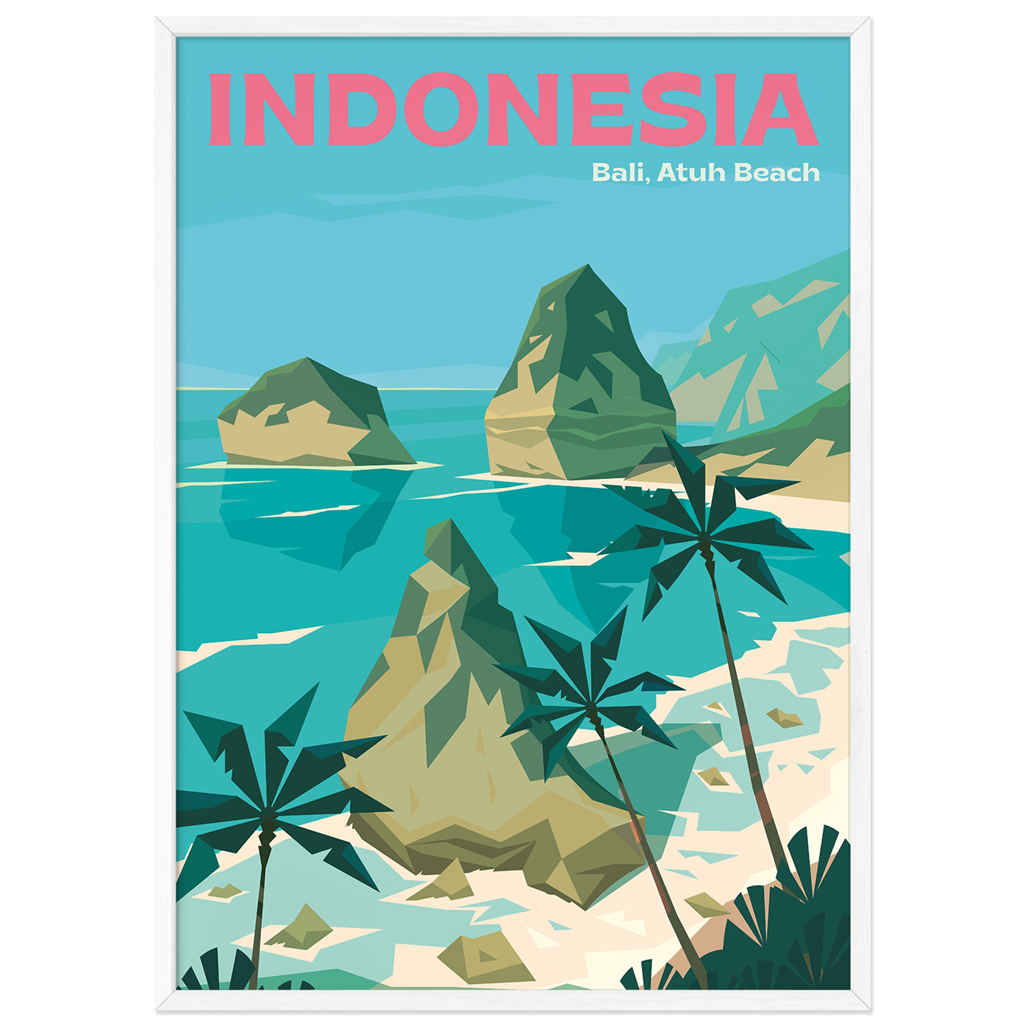 Bali, Indonesien Poster