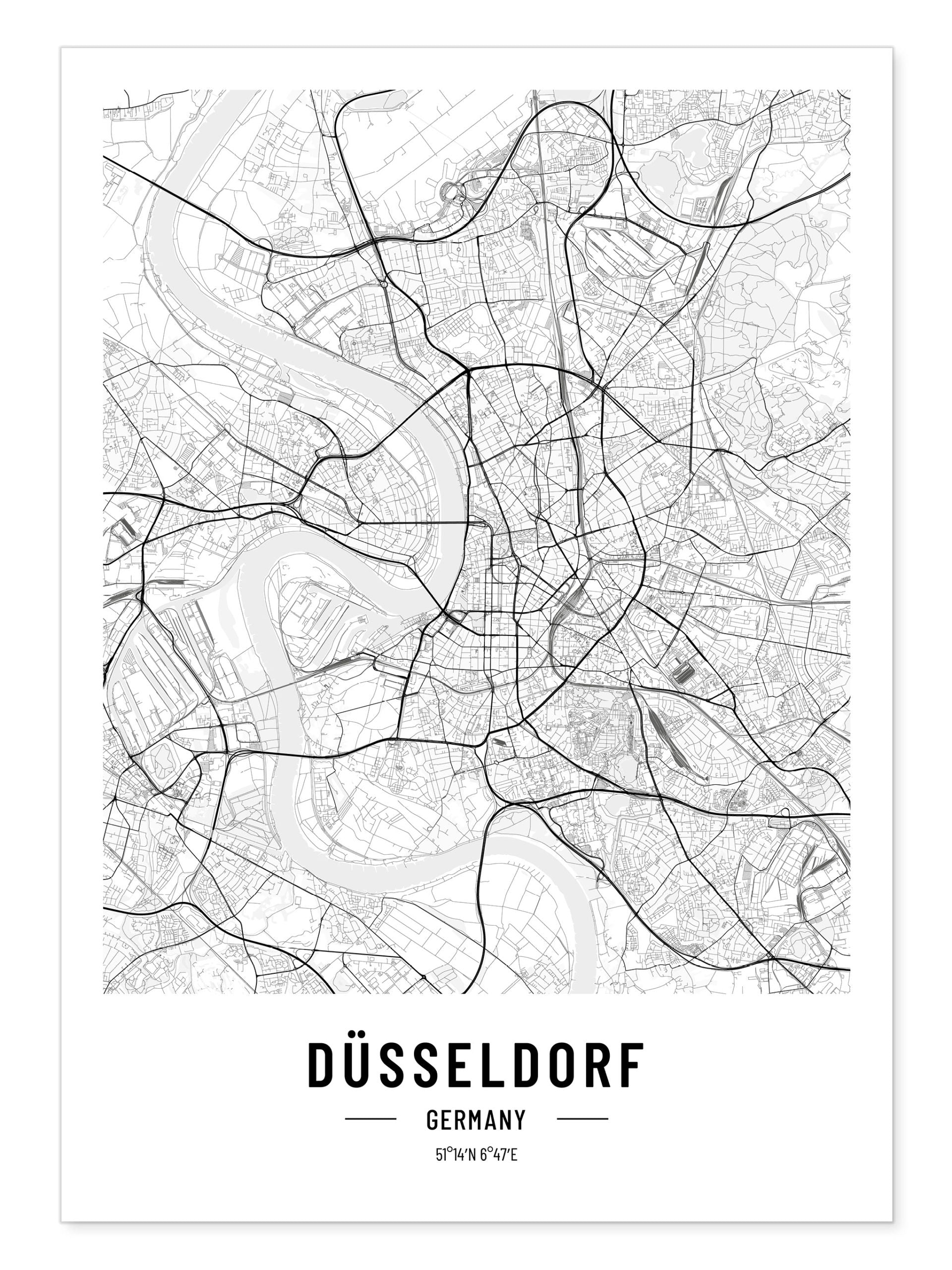 Düsseldorf Poster